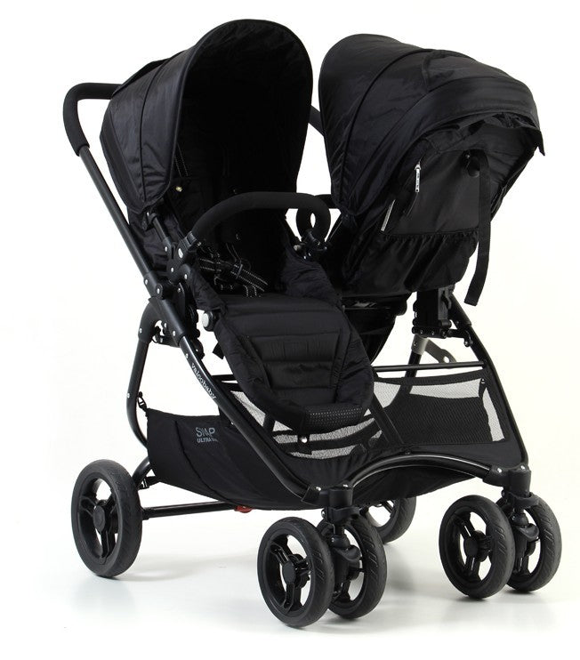 valco double stroller reviews Valco Baby Snap Ultra Duo Coal Black – Baby Travels