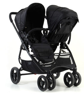 steelcraft double stroller Steelcraft Agile Plus Twin Stroller Black Linen – Baby Travels