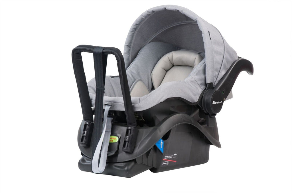 britax steelcraft capsule Steelcraft Baby Capsule Grey Linen